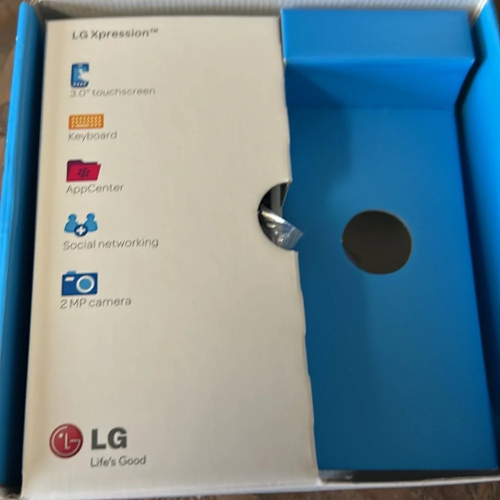 LG Xpression C395 Red Sliding Cell Phone
